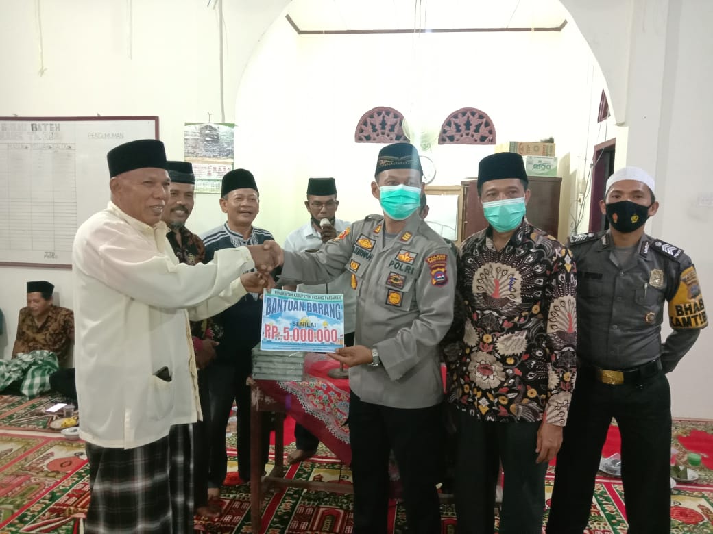 KUNJUNGAN PERDANA TIM SAFARI RAMADHAN 1442 H KABUPATEN PADANG PARIAMAN KE KECAMATAN BATANG GASAN