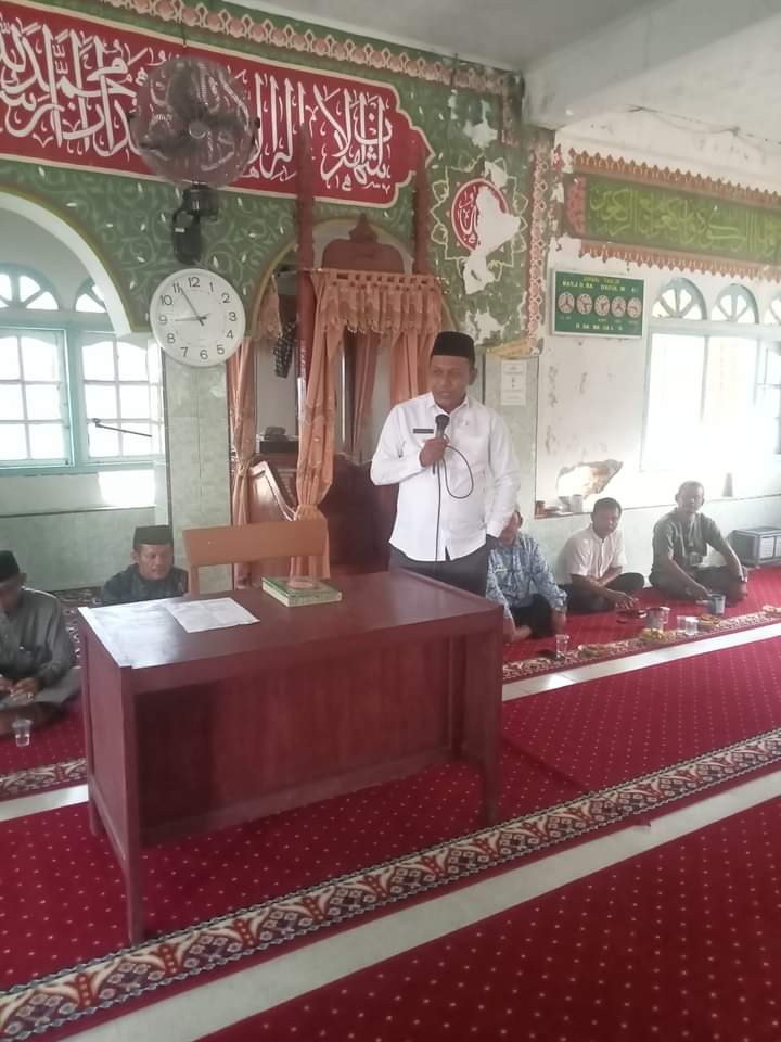 CAMAT BATANG GASAN, ANTON WIRA TANJUNG MENGAJAK ASN UNTUK SELALU AKTIF IKUTI KEGIATAN WIRID BULANAN