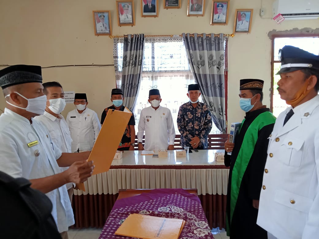 PELANTIKAN Pj. WALI NAGARI GASAN GADANG KECAMATAN BATANG GASAN An. BASRI, S.Pd