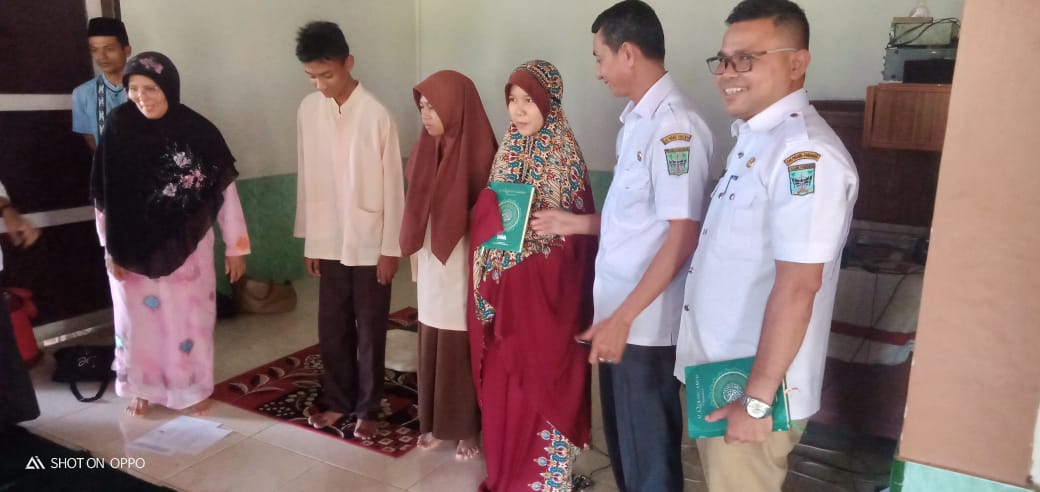 KUNJUNGAN TIM PESANTREN RAMADHAN KABUPATEN PADANG PARIAMAN KE SEKOLAH-SEKOLAH SMP DI BATANG GASAN