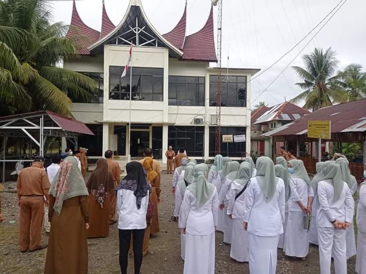 CAMAT BATANG GASAN, ARMEDES, SE.MM PIMPIN APEL GABUNGAN DI NAGARI MALAI V SUKU