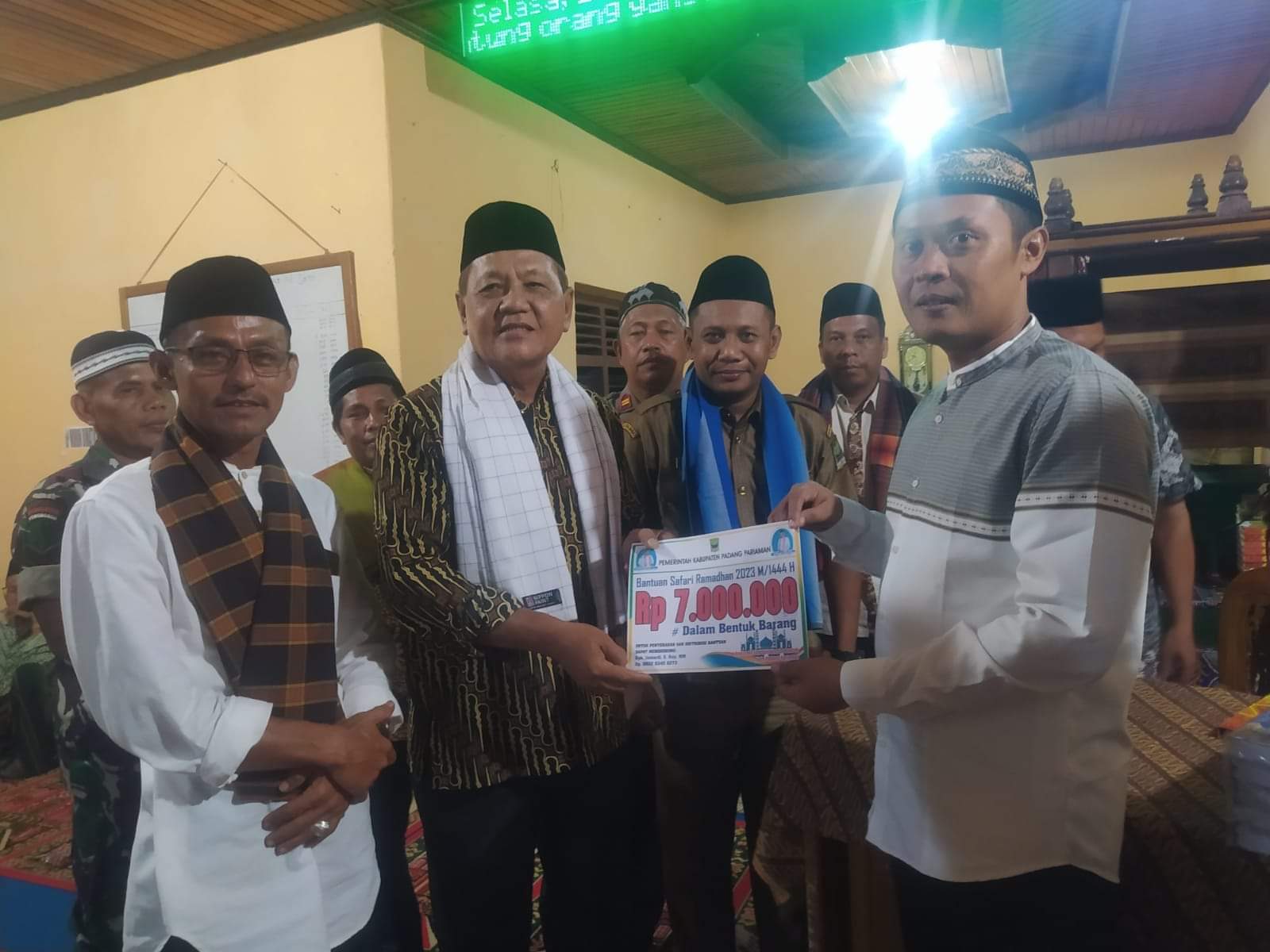 CAMAT BATANG GASAN HADIRI SAFARI RAMADHAN 1444 H DI NAGARI MALAI V SUKU TIMUR