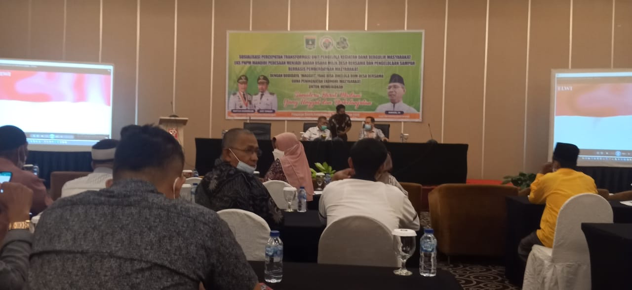 SOSIALISASI TRANSFORMASI UNIT PENGELOLA KEGIATAN DANA BERGULIR MASYARAKAT EKS PNPM-MPd KE BUMDesa