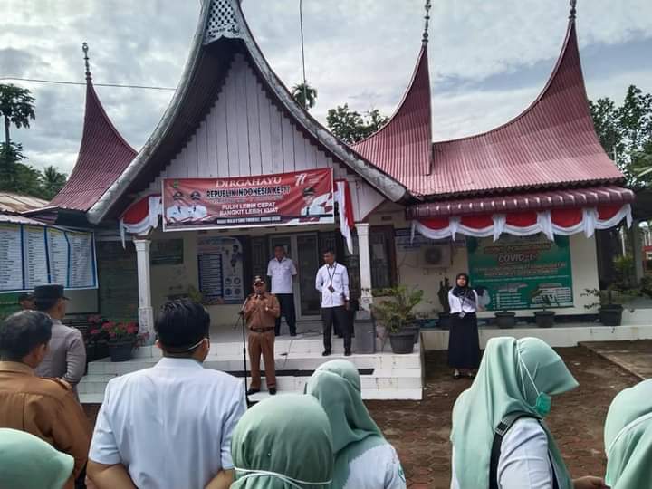 CAMAT BATANG GASAN, PIMPIN APEL GABUNGAN TINGKAT KECAMATAN DI NAGARI MALAI V SUKU TIMUR