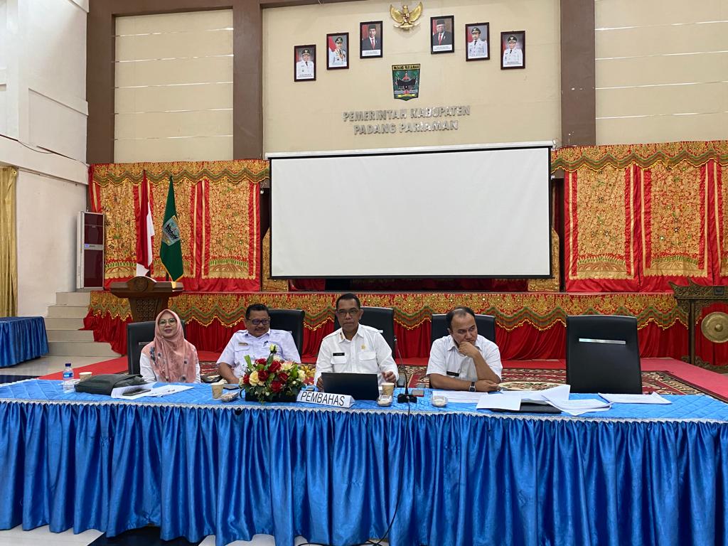 DALAM RANGKA PRA-MUSRENBANG KABUPATEN PADANG PARIAMAN TAHUN 2022 DI HALL IKK PARIKMALINTANG
