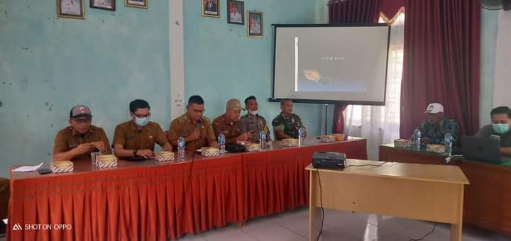 CAMAT BATANG GASAN, ARMEDES, SE.MM GELAR RAKOR PERSIAPAN SABERMAS BARU DI KEC. BATANG GASAN 